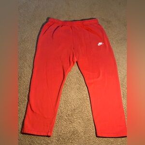 Nike mens red sweat Pants xxl
